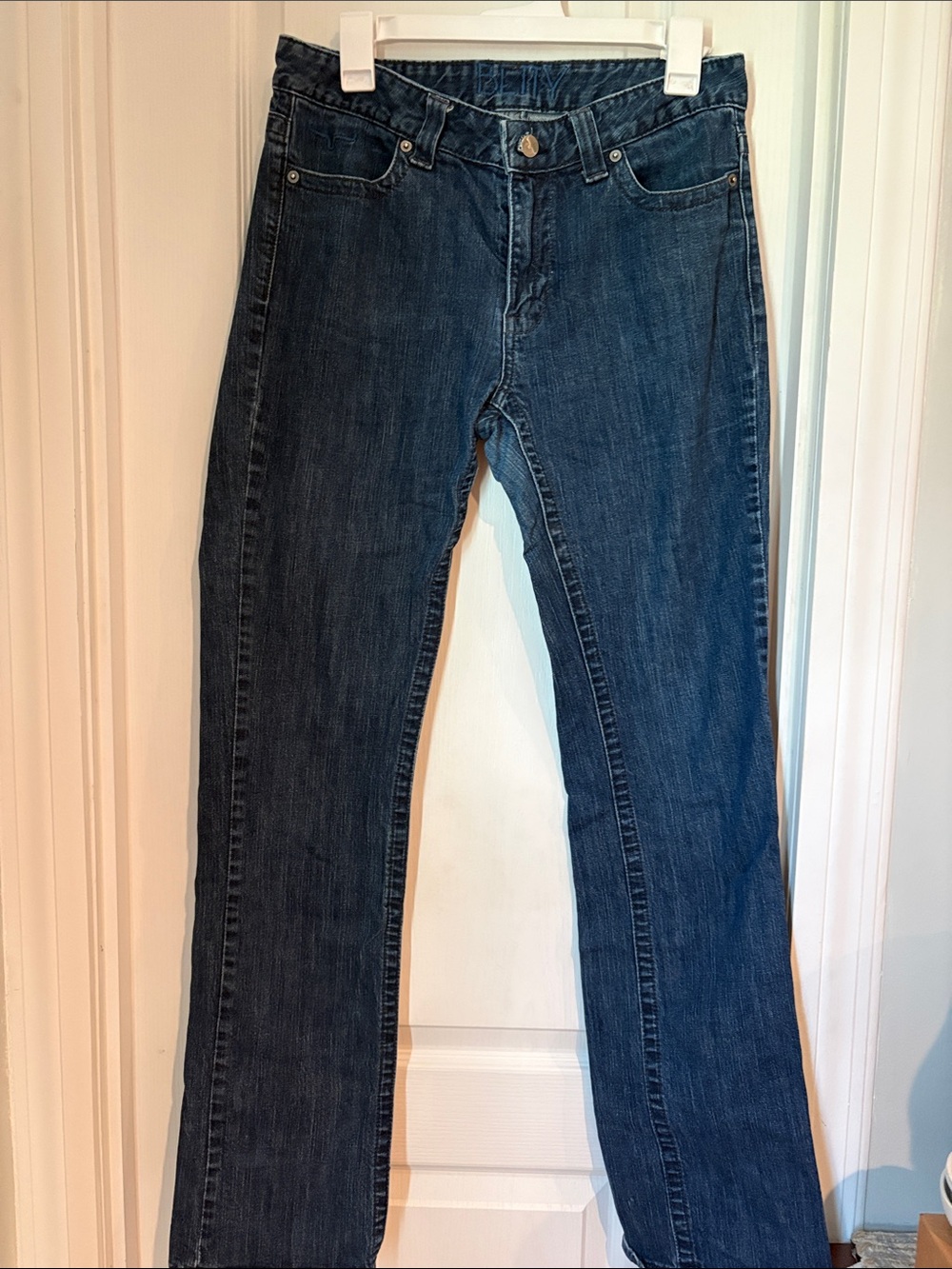 Classic Dark Blue Women's Straight-Leg Jeans